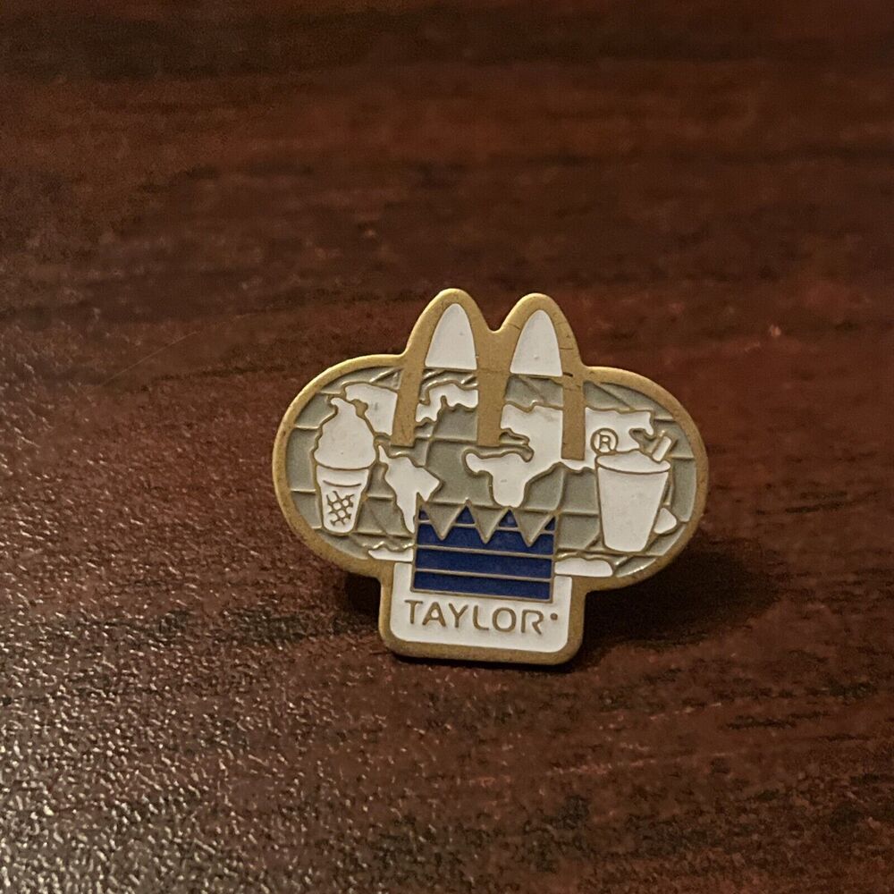 McDonald’s Taylor Foods World Map Ice Cream Cone Employee Lapel‎ Hat Pin